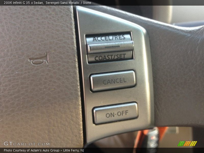 Serengeti Sand Metallic / Stone 2006 Infiniti G 35 x Sedan
