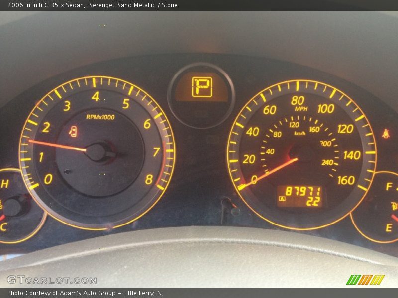 Serengeti Sand Metallic / Stone 2006 Infiniti G 35 x Sedan