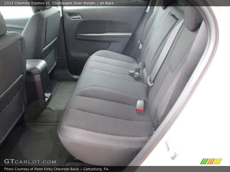 Champagne Silver Metallic / Jet Black 2013 Chevrolet Equinox LS