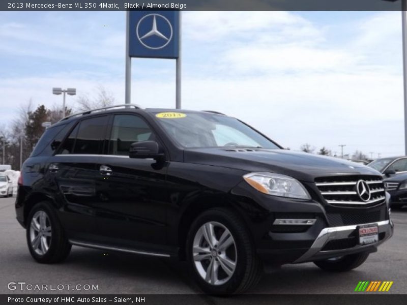 Black / Almond Beige 2013 Mercedes-Benz ML 350 4Matic
