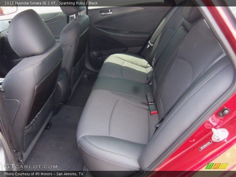 Sparkling Ruby / Black 2013 Hyundai Sonata SE 2.0T