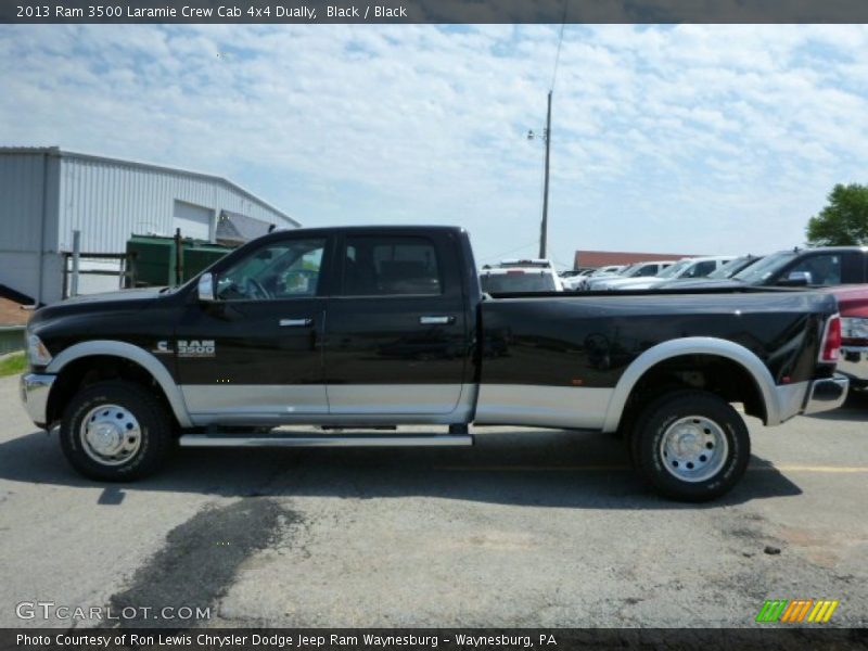 Black / Black 2013 Ram 3500 Laramie Crew Cab 4x4 Dually