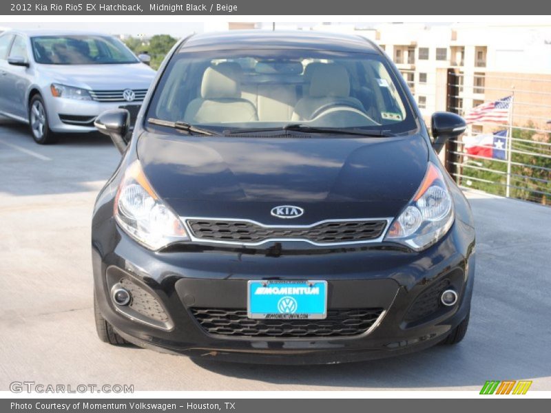 Midnight Black / Beige 2012 Kia Rio Rio5 EX Hatchback