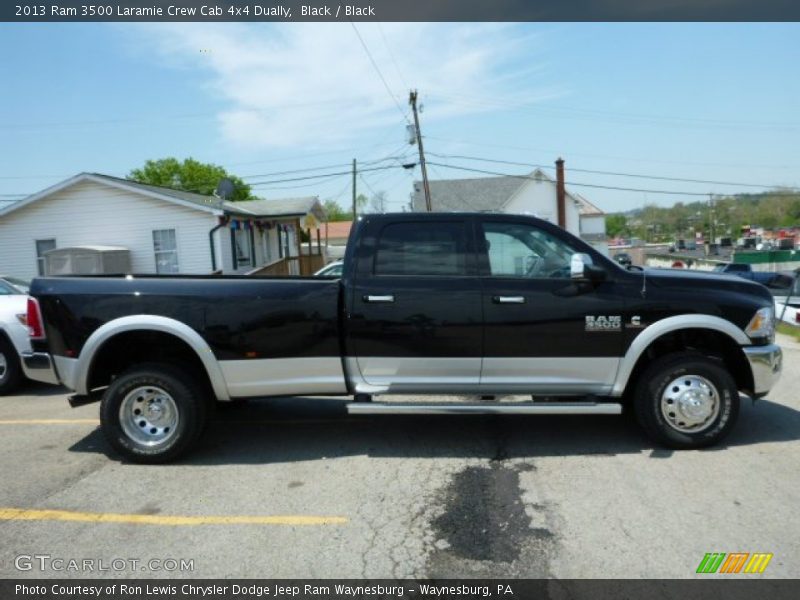 Black / Black 2013 Ram 3500 Laramie Crew Cab 4x4 Dually