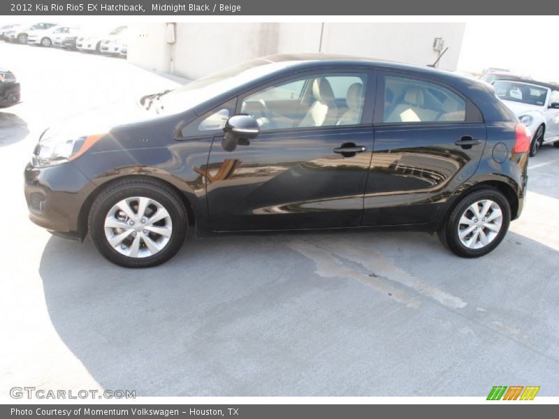 Midnight Black / Beige 2012 Kia Rio Rio5 EX Hatchback