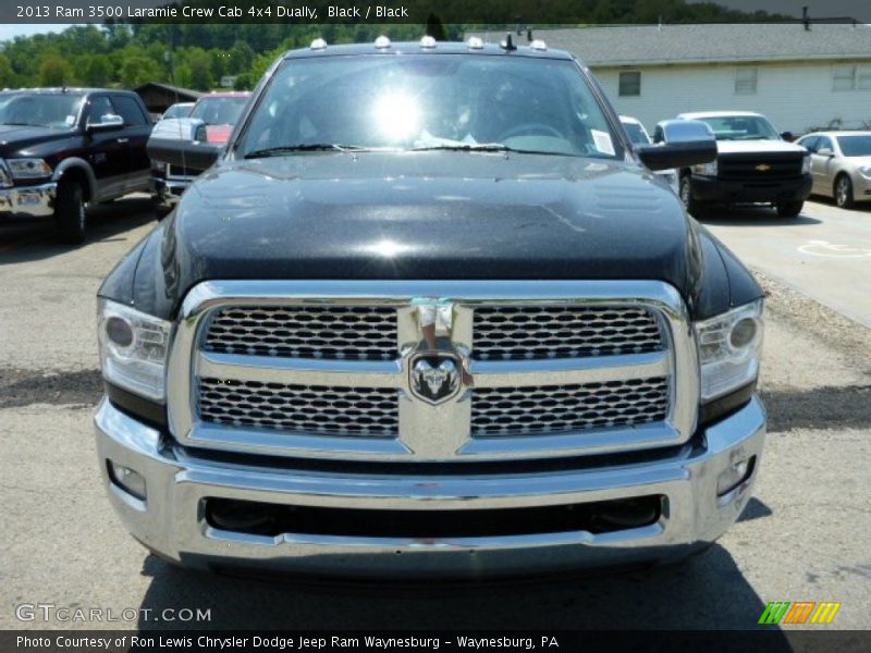 Black / Black 2013 Ram 3500 Laramie Crew Cab 4x4 Dually