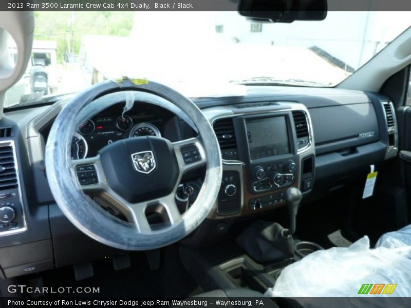 Black / Black 2013 Ram 3500 Laramie Crew Cab 4x4 Dually