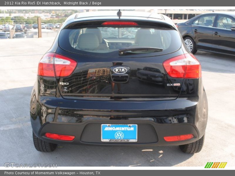 Midnight Black / Beige 2012 Kia Rio Rio5 EX Hatchback