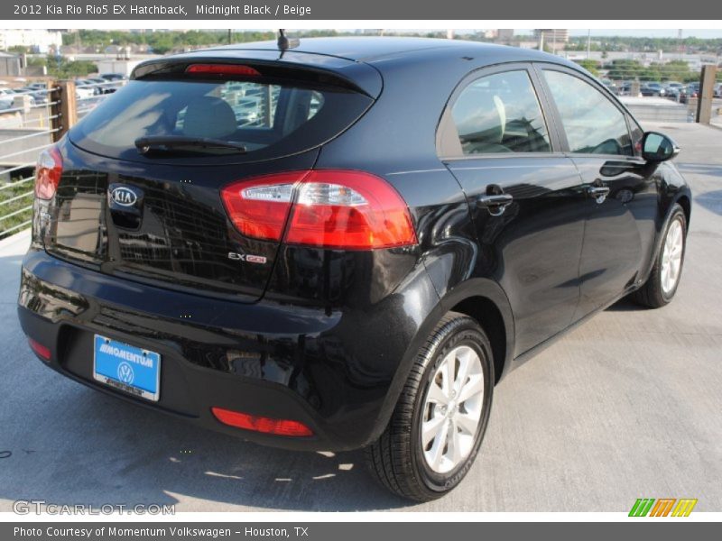 Midnight Black / Beige 2012 Kia Rio Rio5 EX Hatchback