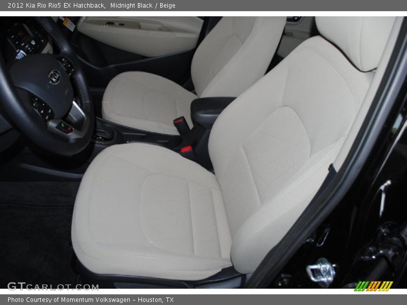 Front Seat of 2012 Rio Rio5 EX Hatchback