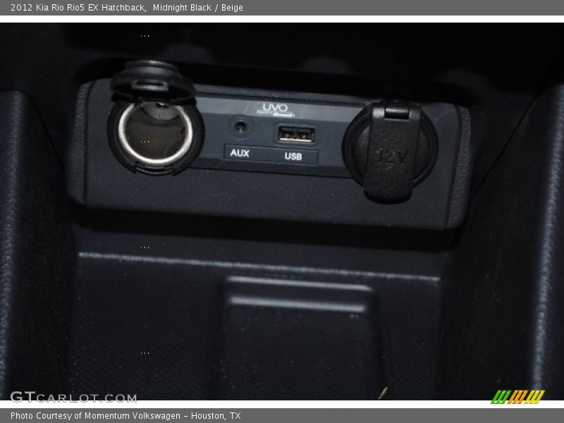 Midnight Black / Beige 2012 Kia Rio Rio5 EX Hatchback