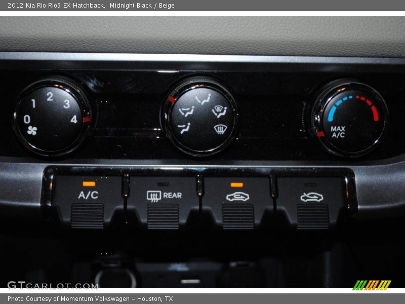 Midnight Black / Beige 2012 Kia Rio Rio5 EX Hatchback