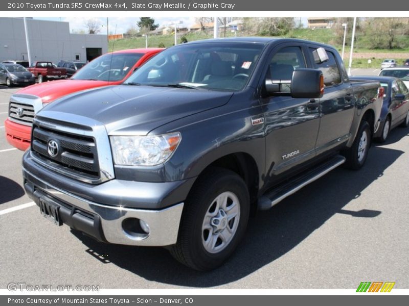 Slate Gray Metallic / Graphite Gray 2010 Toyota Tundra SR5 CrewMax 4x4