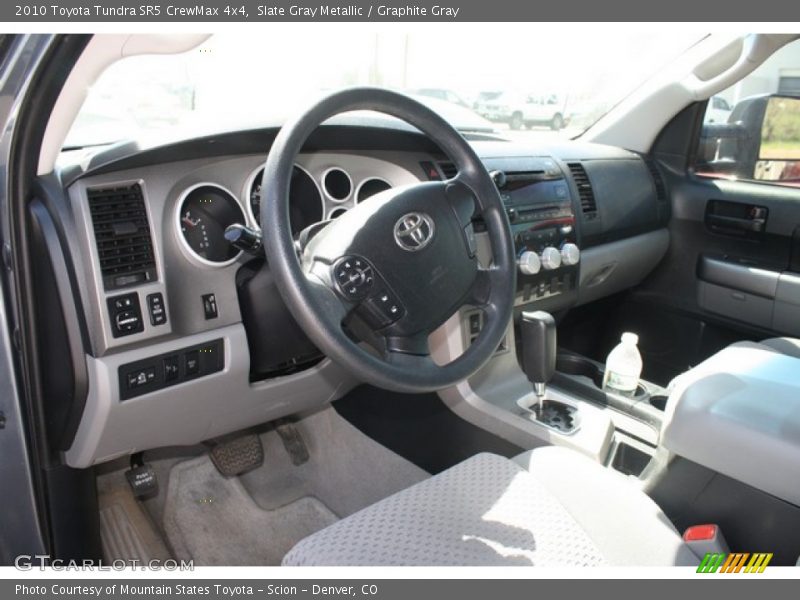 Slate Gray Metallic / Graphite Gray 2010 Toyota Tundra SR5 CrewMax 4x4