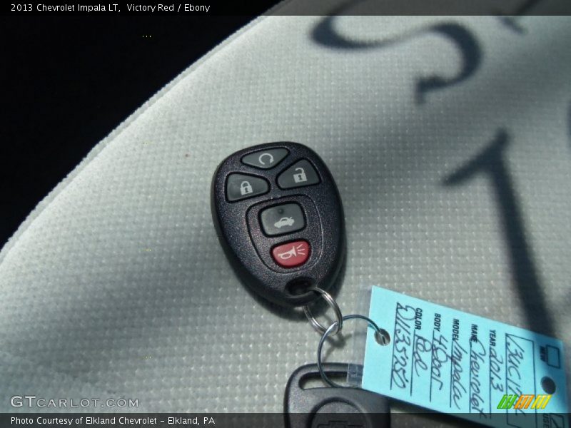 Keys of 2013 Impala LT
