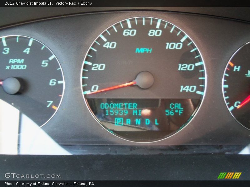 Victory Red / Ebony 2013 Chevrolet Impala LT