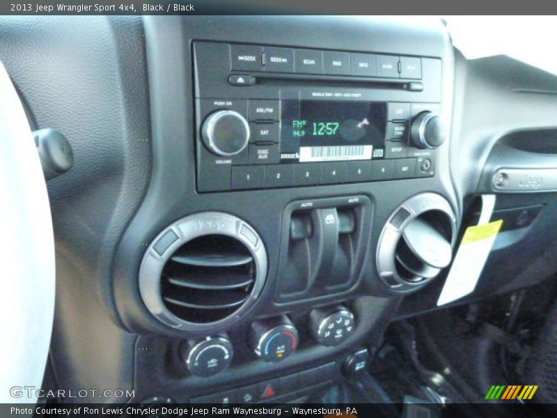 Black / Black 2013 Jeep Wrangler Sport 4x4