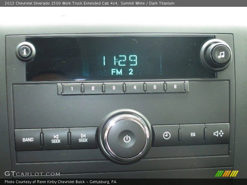 Summit White / Dark Titanium 2013 Chevrolet Silverado 1500 Work Truck Extended Cab 4x4
