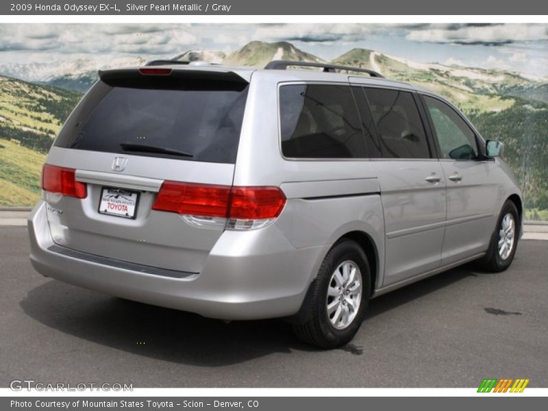 Silver Pearl Metallic / Gray 2009 Honda Odyssey EX-L