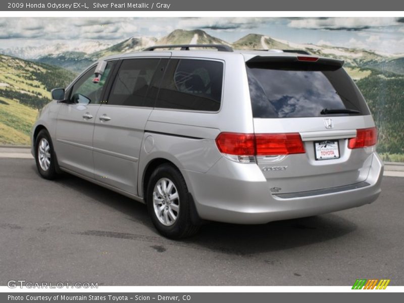 Silver Pearl Metallic / Gray 2009 Honda Odyssey EX-L
