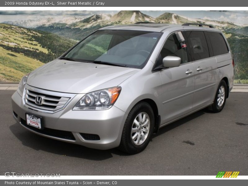 Silver Pearl Metallic / Gray 2009 Honda Odyssey EX-L