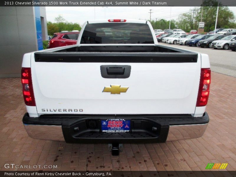 Summit White / Dark Titanium 2013 Chevrolet Silverado 1500 Work Truck Extended Cab 4x4