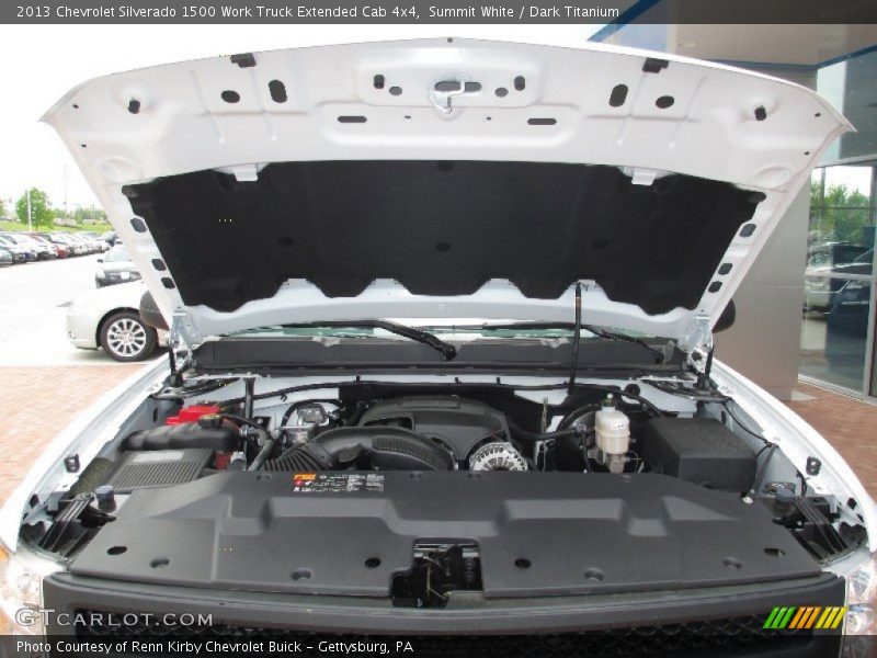 Summit White / Dark Titanium 2013 Chevrolet Silverado 1500 Work Truck Extended Cab 4x4