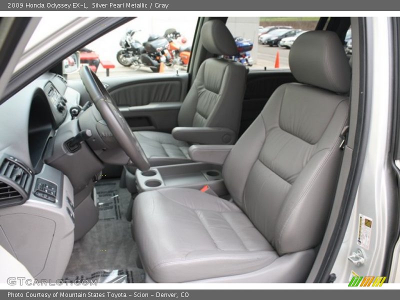 Front Seat of 2009 Odyssey EX-L