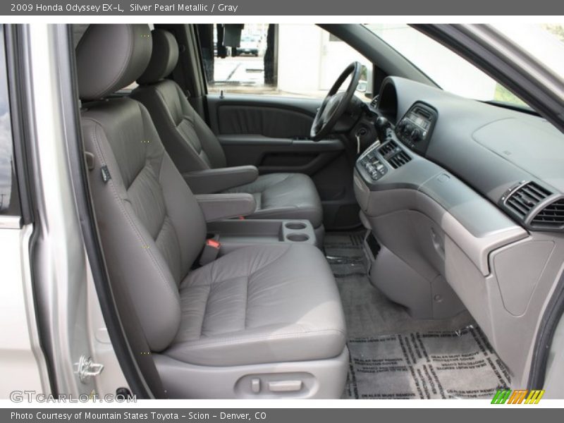  2009 Odyssey EX-L Gray Interior