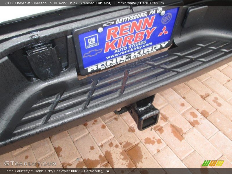 Summit White / Dark Titanium 2013 Chevrolet Silverado 1500 Work Truck Extended Cab 4x4