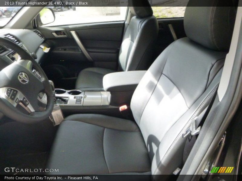 Black / Black 2013 Toyota Highlander SE 4WD