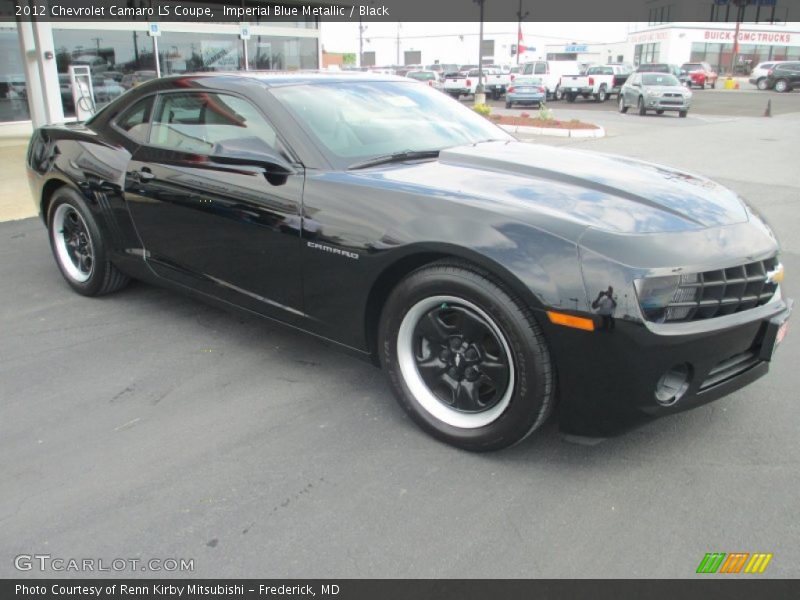 Imperial Blue Metallic / Black 2012 Chevrolet Camaro LS Coupe