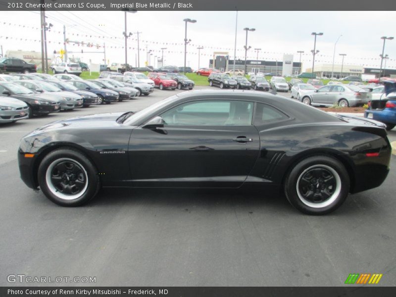 Imperial Blue Metallic / Black 2012 Chevrolet Camaro LS Coupe