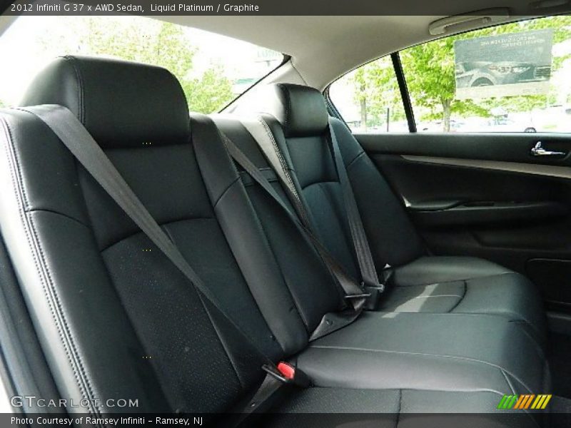 Liquid Platinum / Graphite 2012 Infiniti G 37 x AWD Sedan