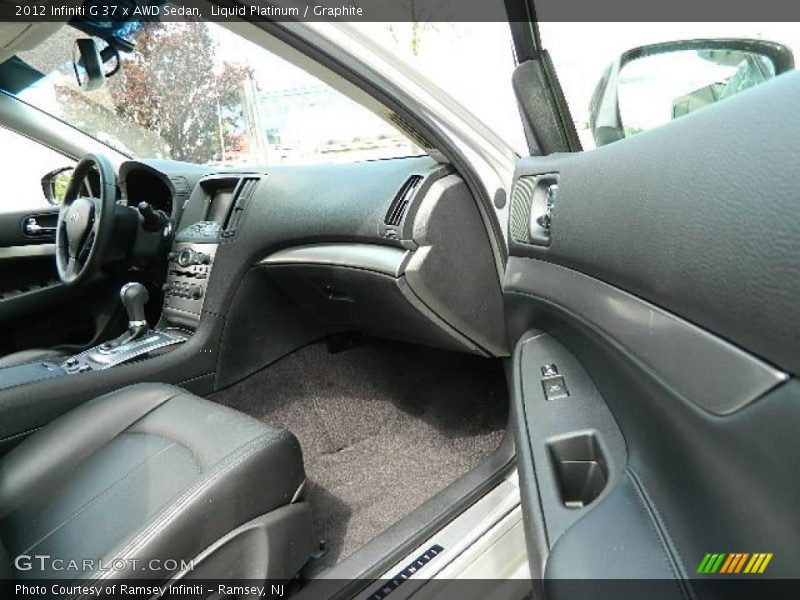 Liquid Platinum / Graphite 2012 Infiniti G 37 x AWD Sedan