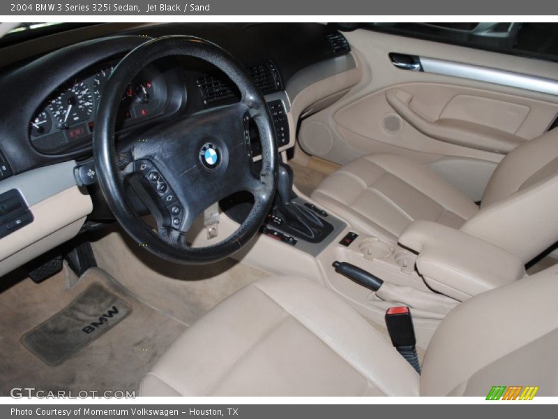Jet Black / Sand 2004 BMW 3 Series 325i Sedan