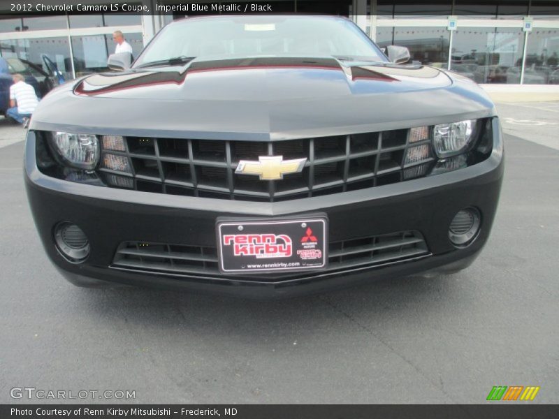 Imperial Blue Metallic / Black 2012 Chevrolet Camaro LS Coupe