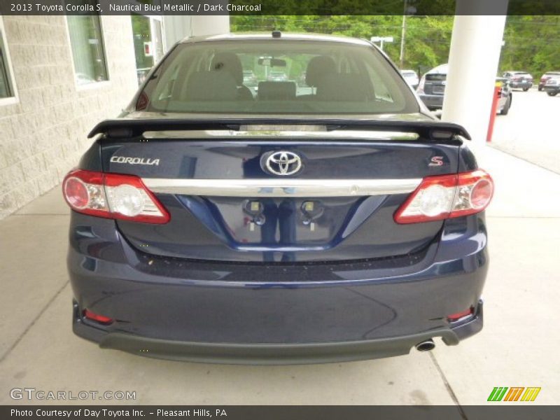 Nautical Blue Metallic / Dark Charcoal 2013 Toyota Corolla S