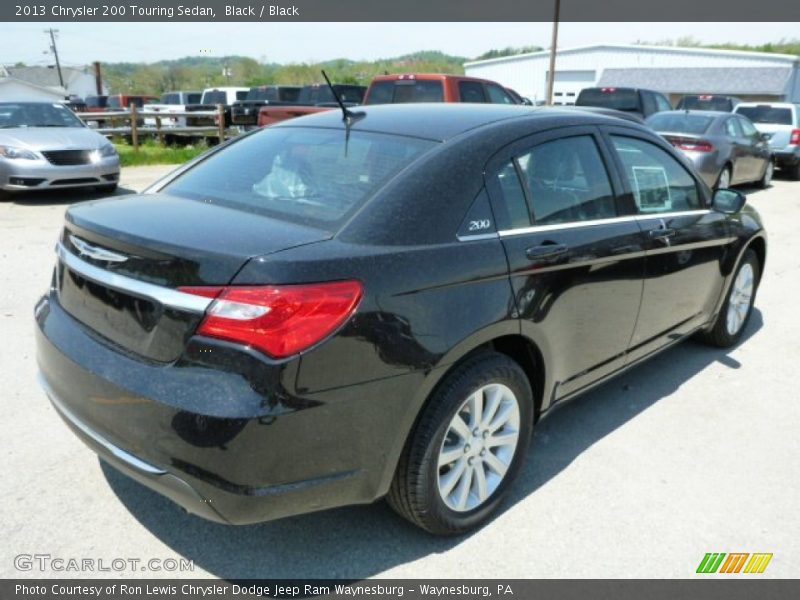 Black / Black 2013 Chrysler 200 Touring Sedan