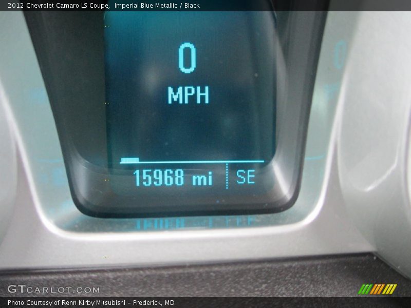 Imperial Blue Metallic / Black 2012 Chevrolet Camaro LS Coupe