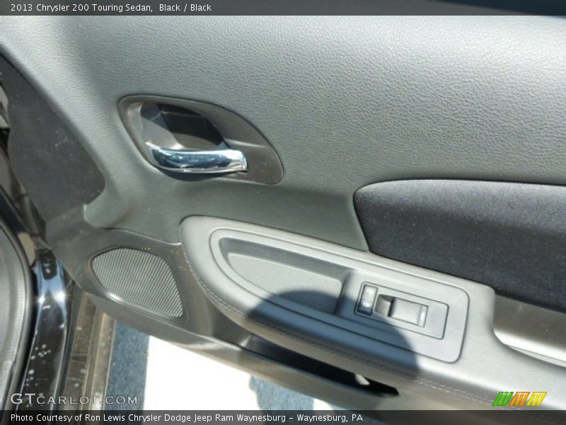 Black / Black 2013 Chrysler 200 Touring Sedan