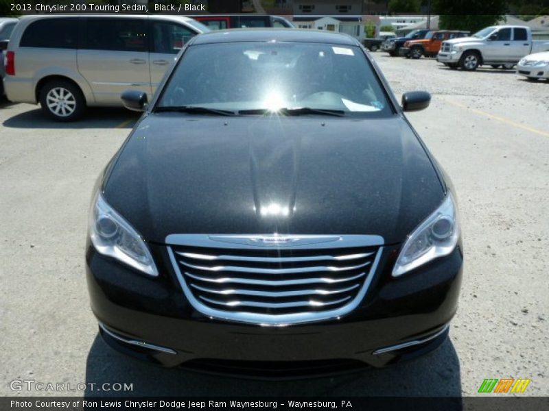 Black / Black 2013 Chrysler 200 Touring Sedan