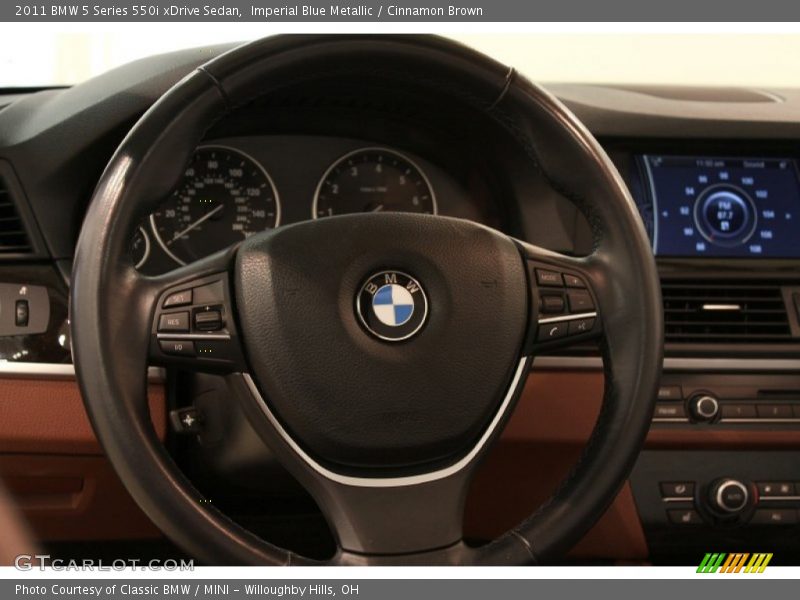  2011 5 Series 550i xDrive Sedan Steering Wheel