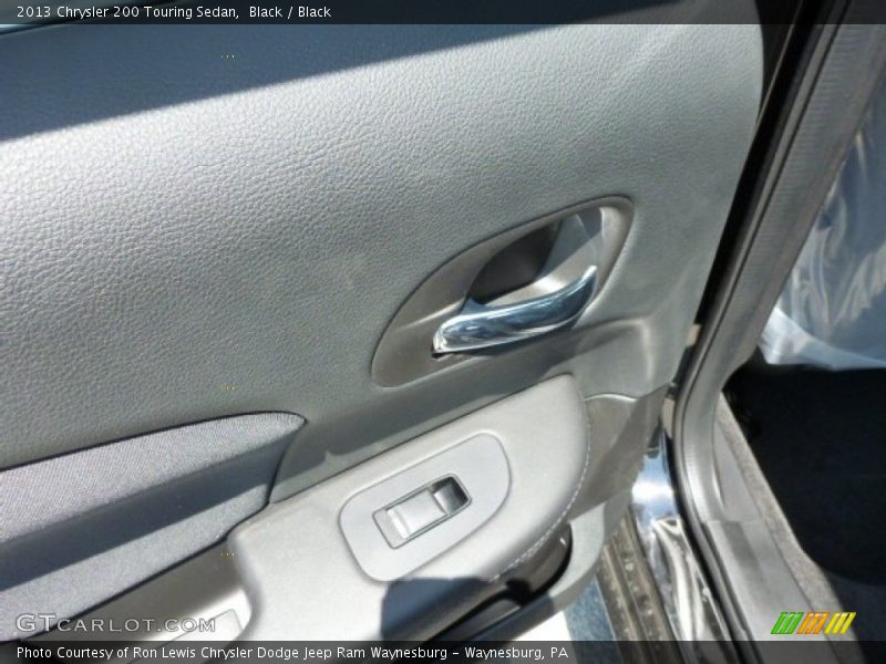 Black / Black 2013 Chrysler 200 Touring Sedan
