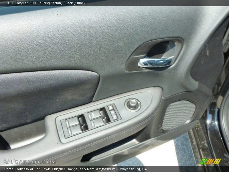 Black / Black 2013 Chrysler 200 Touring Sedan