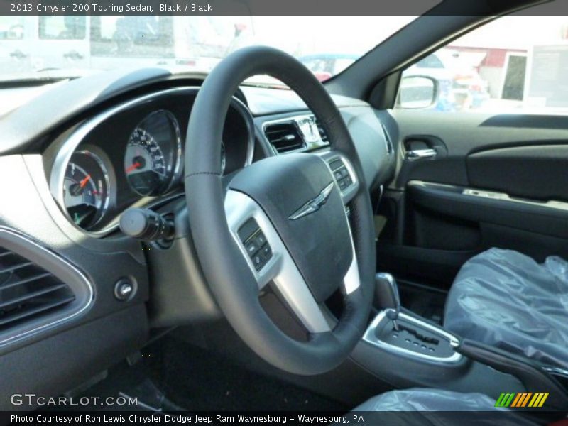 Black / Black 2013 Chrysler 200 Touring Sedan