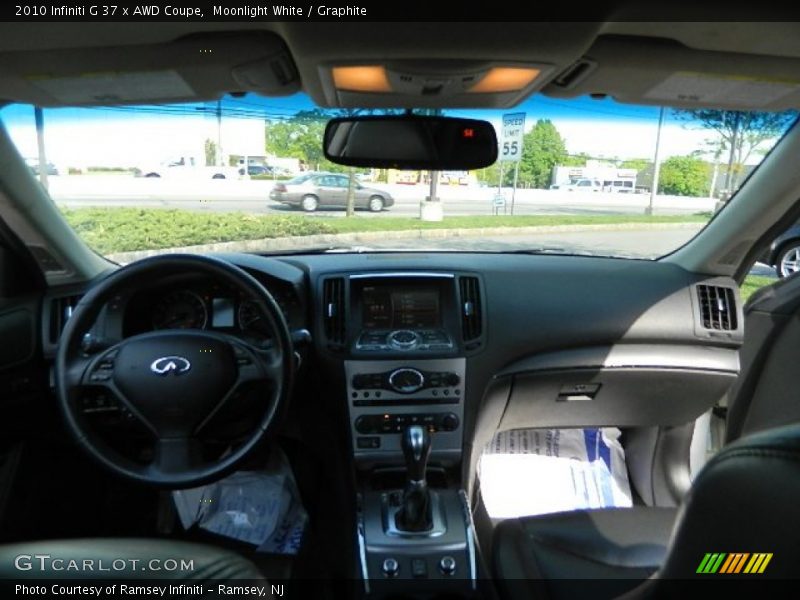 Moonlight White / Graphite 2010 Infiniti G 37 x AWD Coupe