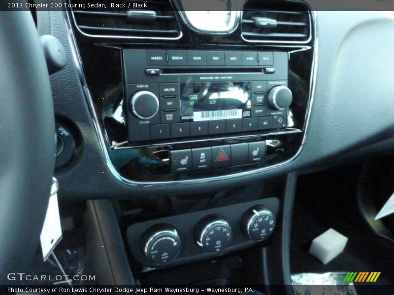 Black / Black 2013 Chrysler 200 Touring Sedan