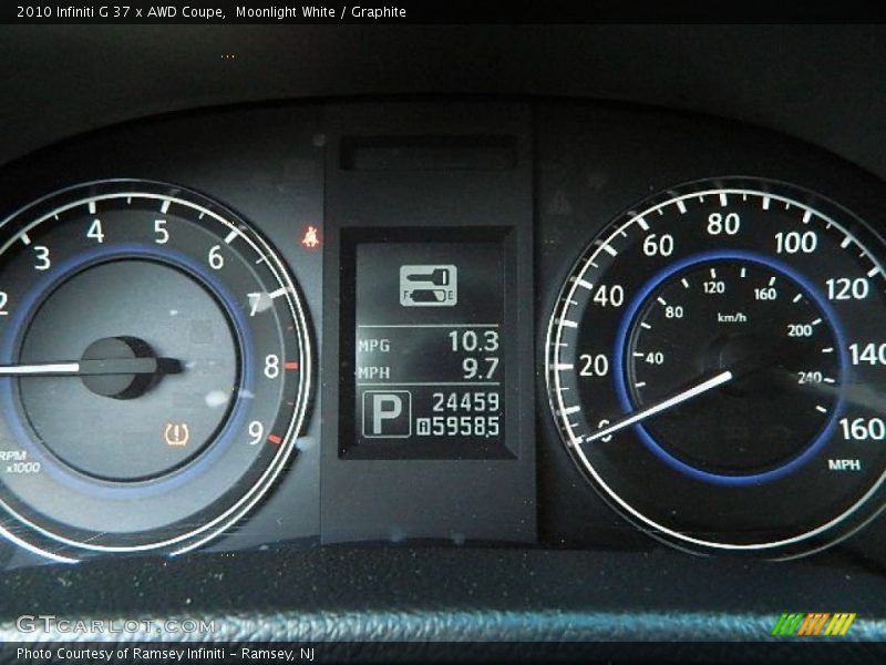  2010 G 37 x AWD Coupe 37 x AWD Coupe Gauges