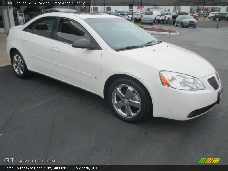 Ivory White / Ebony 2006 Pontiac G6 GT Sedan